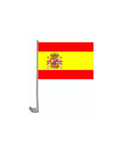 Autofahne SPANIEN MIT WAPPEN