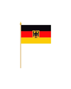 Stockfahne DEUTSCHLAND MIT ADLER