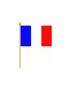 Stockfahne FRANKREICH